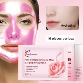 Rose Collagen Mask - Savior Of Beautiful Skin, Rose Collagen Mask, Suitable For All Skin Types, Firm And Bright (Option: Rose collagen mask)