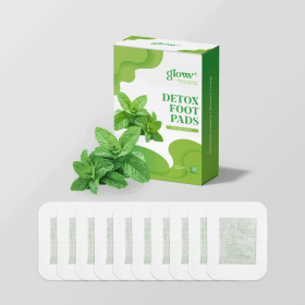 Gloww Health Detox Warming Foot Pads - Peppermint - Alleviating Aches And Pains (Option: Mint)
